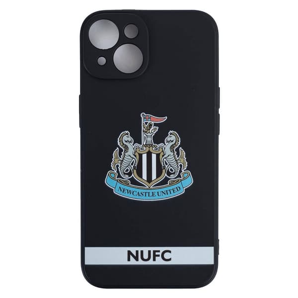 Newcastle United FC Crest Phone Case Black/White/Blue One Size