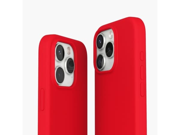 Vonmählen Soft Silicone Case, Omslag, Apple, iPhone 16 Pro Max, 17,5 cm (6.9"), Röd