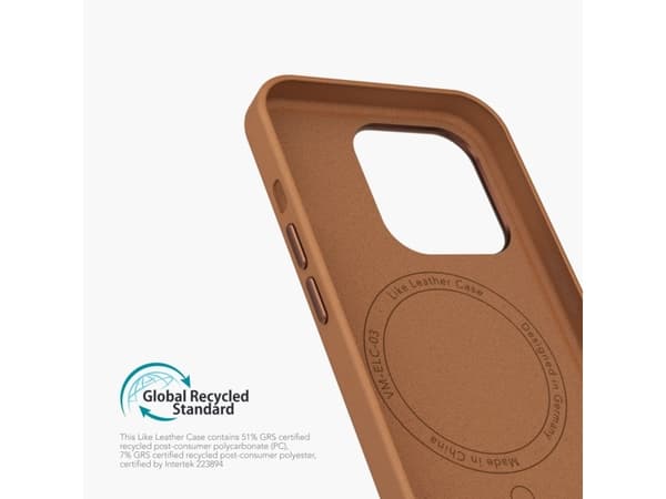 Vonmählen Like Leather Case, Etui, Apple, iPhone 16 Pro Max, 17,5 cm (6.9"), Brun