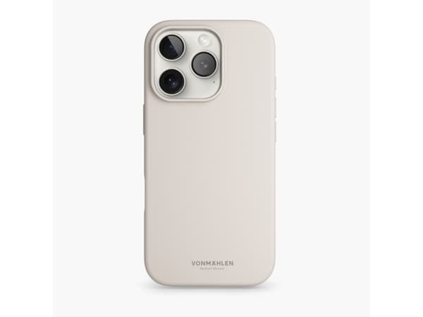 Vonmählen Soft Silicone Case, Omslag, Apple, iPhone 16 Pro, 16 cm (6.3"), Gräddfärgad