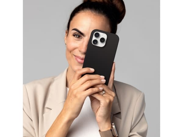 Vonmählen Soft Silikonetui til iPhone 16 Pro svart