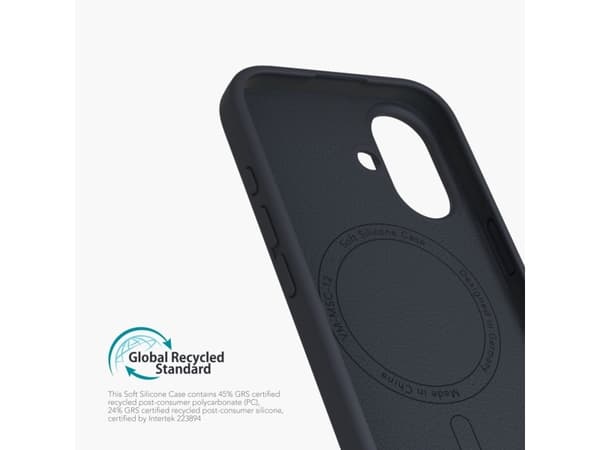 Vonmählen Pehmeä silikoni kotelo iPhone 16 laivastonsininen