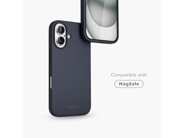 Vonmählen Pehmeä silikoni kotelo iPhone 16 laivastonsininen