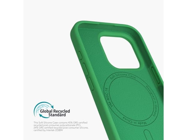 Vonmählen Soft Silicone Case, Etui, Apple, iPhone 16 Pro Max, 17,5 cm (6.9"), Grønn