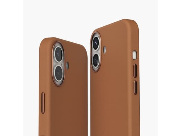 Vonmählen Like Leather Case, Omslag, Apple, iPhone 16 Plus, 17 cm (6.7"), Brun