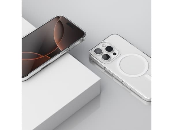 Vonmählen Transparent Case Pro, Etui, Apple, iPhone 16 Pro, 16 cm (6.3"), Gjennomsiktig, Hvit