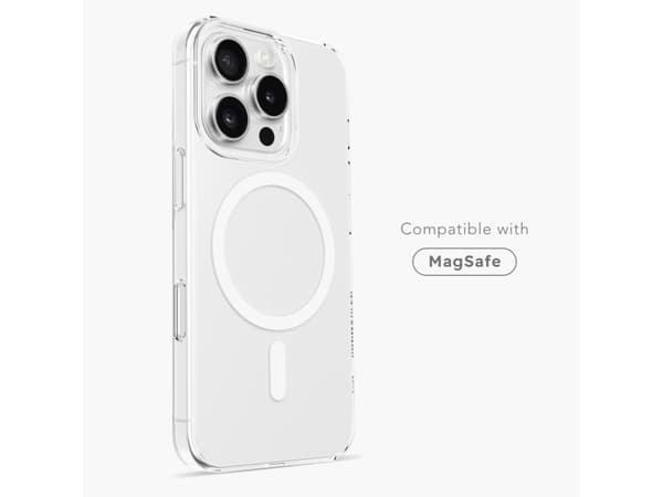 Vonmählen Transparent Case Pro, Etui, Apple, iPhone 16 Pro, 16 cm (6.3"), Gjennomsiktig, Hvit