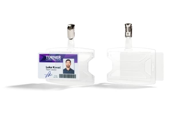 Durable 896119, Merkeholder, Landskap/portrett, Polypropylen (PP), Gjennomsiktig, 8,5 cm, 5,4 cm