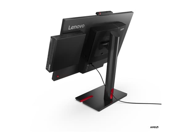 Lenovo ThinkCentre M75q Gen 5 12RQ - Liten Ryzen 5 8500GE / upp till 5 GHz - RAM 16 GB - SSD 512 GB - TCG Opal Encryption 2, NVMe - Radeon 740M - Gig