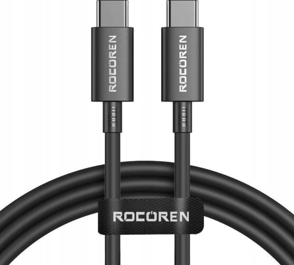 Rocoren USB-C to USB-C Simples Series 100W Fast Charging Cable, 2m (black)