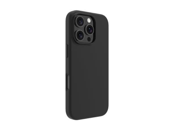 dbramante1928 Costa Rica - Baksidesskydd för mobiltelefon - plast, silikon, återvinningsbar plast - nattsvart - för Apple iPhone 16 Pro Max