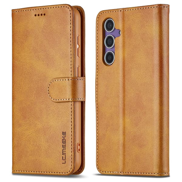 LC.IMEEKE Plånboksfodral Samsung Galaxy A16 Cognac