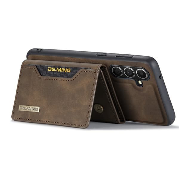 DG.MING 2 in 1 Magnetic Card Slot Case Samsung Galaxy A16 Brown