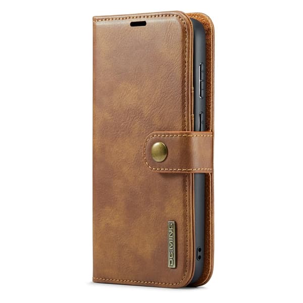 DG.MING 2-in-1 Magnet Wallet Samsung Galaxy A16 Cognac