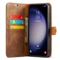Miniatyrbild 2 av 8: DG.MING 2-in-1 Magnet Wallet Samsung Galaxy A16 Cognac