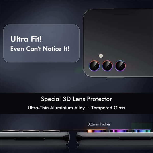 Hat Prince Linsskydd Härdat Glas Samsung Galaxy A16 Multifärg