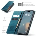 Pikkukuva 2 / 5: CASEME Retro lompakkokotelo iPhone 16 Plus