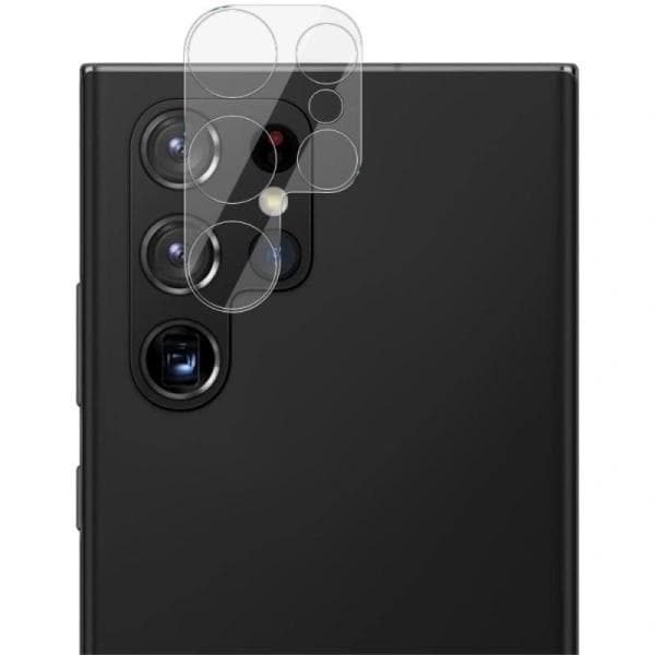 2-Pak Samsung Galaxy S23 Ultra Kameralinsebeskyttelse Hærdet Glas 0,2mm