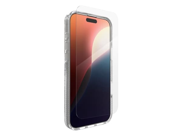 Zagg Luxe + Glass 360 - Baksidesskydd för mobiltelefon - MagSafe-kompatibilitet - grafen - klar - med skärmskyddare - för Apple iPhone 16 Pro Max
