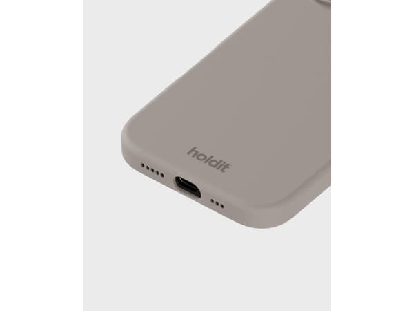 HoldIt silikoni, kansi, Apple, iPhone 16, 15,5 cm (6,1"), harmaanruskea