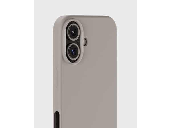 HoldIt silikoni, kansi, Apple, iPhone 16, 15,5 cm (6,1"), harmaanruskea