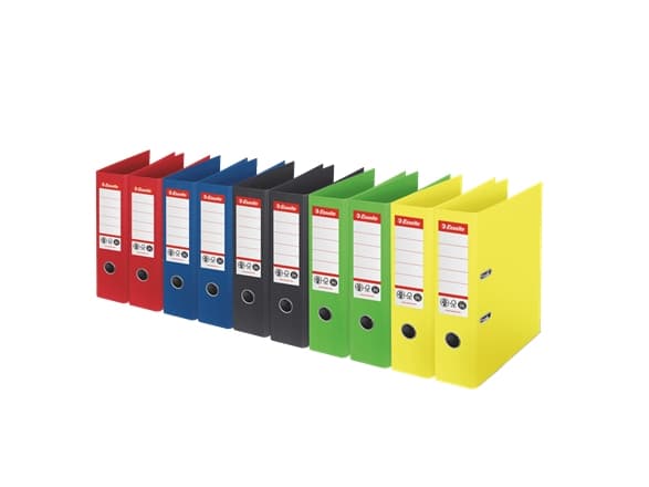 Esselte 627571, A4, Förvaring, Kartong, Svart, Blå, Grön, Röd, Gul, 500 ark, 80 g/m ^