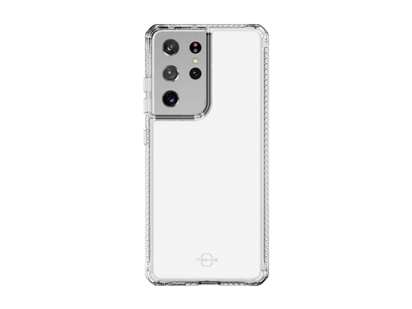 ITSKINS HYBRID CLEAR suojus Samsung Galaxy S21 Ultra 4G / 5G®. läpinäkyvä