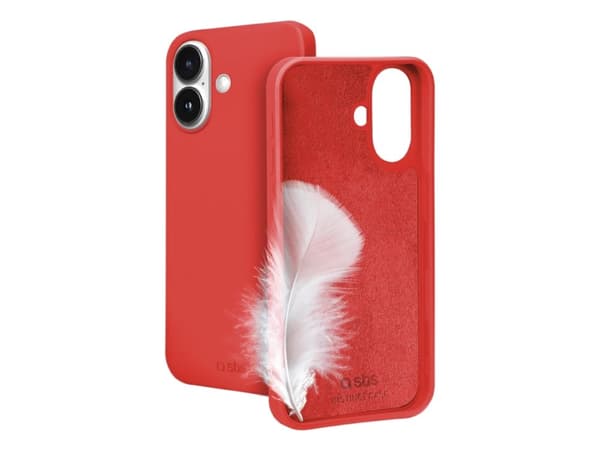 SBS TEINSTIP1661R, Cover, iPhone 16, 15.5 cm (6.1"), Red