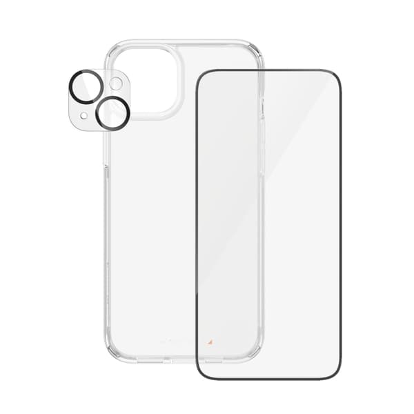 PanzerGlass Apple Iphone 15 Plus 6,7 Ultra Wide Fit Bundle + Picture Perfect + Hardcase med D30