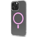 Miniatyrbillede 3 af 5: Celly Gelskinmag Magnetic Cover MagSafe iPhone 16 Pro Max Transparent + Rosa