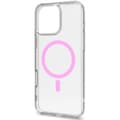 Miniatyrbillede 4 af 5: Celly Gelskinmag Magnetic Cover MagSafe iPhone 16 Pro Max Transparent + Rosa