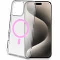 Miniatyrbillede 1 af 5: Celly Gelskinmag Magnetic Cover MagSafe iPhone 16 Pro Max Transparent + Rosa