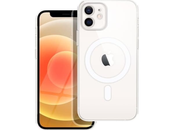 OEM CLEAR MAG COVER-deksel med kamerabeskyttelse, kompatibel med MagSafe for IPHONE 12 transparent