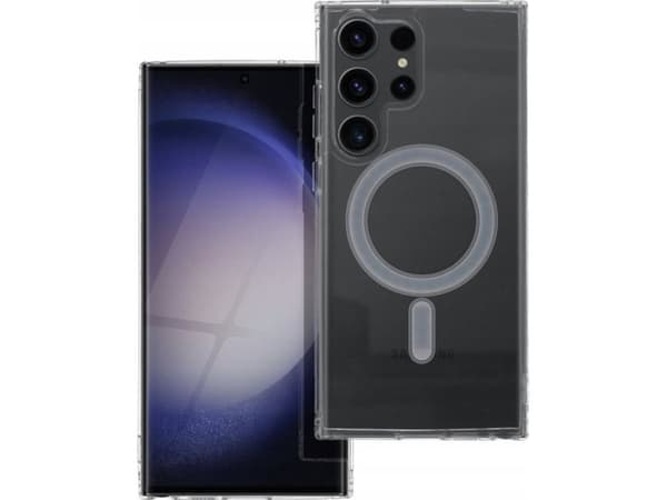 OEM CLEAR MAG COVER kompatibel med MagSafe for SAMSUNG S24 Ultra transparent