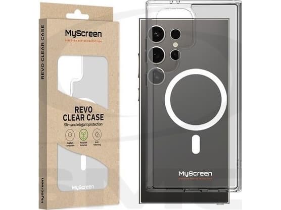 MyScreen Protector Etui for Samsung Galaxy S24 Ultra MyScreen REVO CLEAR CASE MagSafe