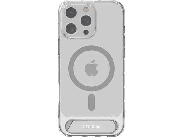 Torras Pstand-sarjan kotelo iPhone 16 ProMax (läpinäkyvä)