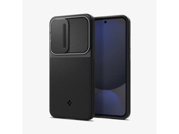 Spigen Optik Armor, Omslag, Samsung, Galaxy S24 FE, 17 cm (6.7"), Svart