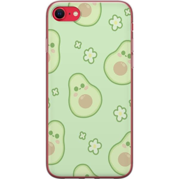 Apple iPhone 7 Läpinäkyvä kuori Avokado Makea
