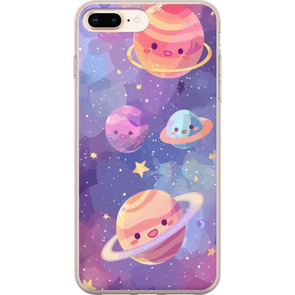 Apple iPhone 8 Plus Gennemsigtig cover Rum Sød