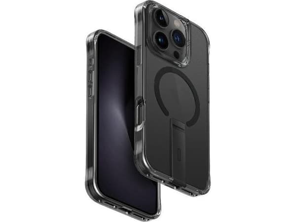 Uniq Eleva, Omslag, Apple, iPhone 16 Pro, 16 cm (6.3"), Svart