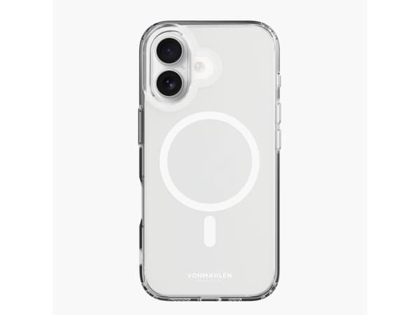 Vonmählen Transparent Case, Etui, Apple, iPhone 16 Plus, 17 cm (6.7"), Gjennomsiktig, Hvit