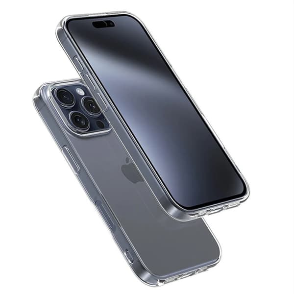 iPhone 16 Pro - Slimmat Transparent Skal med Avancerad Stötdämpning!