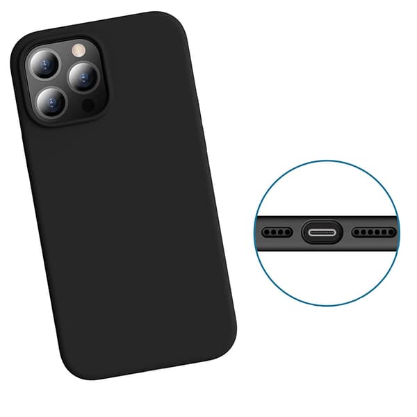 Slitstarkt och Stilrent: Skyddsskal i Mattbehandlat Silikon för iPhone 16 Pro