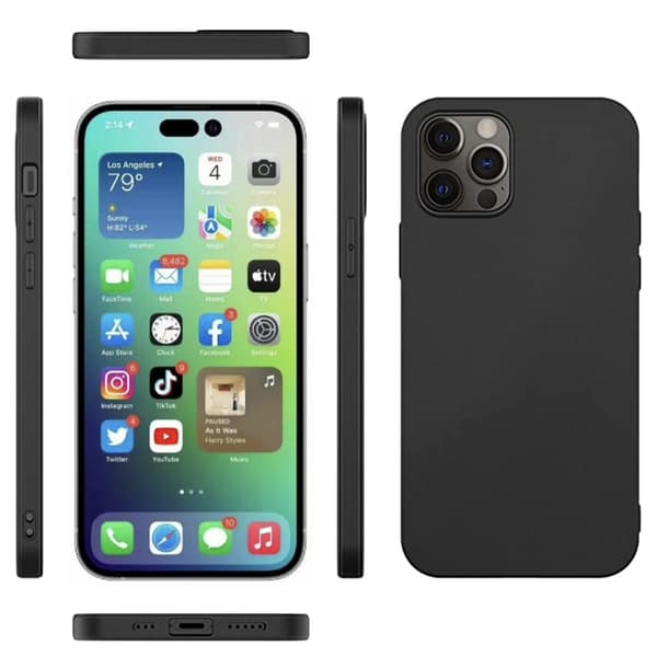 Slitstarkt och Stilrent: Skyddsskal i Mattbehandlat Silikon för iPhone 16 Pro