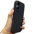 Miniatyrbild 5 av 11: iPhone 16 Plus - Exklusivt Stilrent Mattbehandlat Tunt Skal Svart