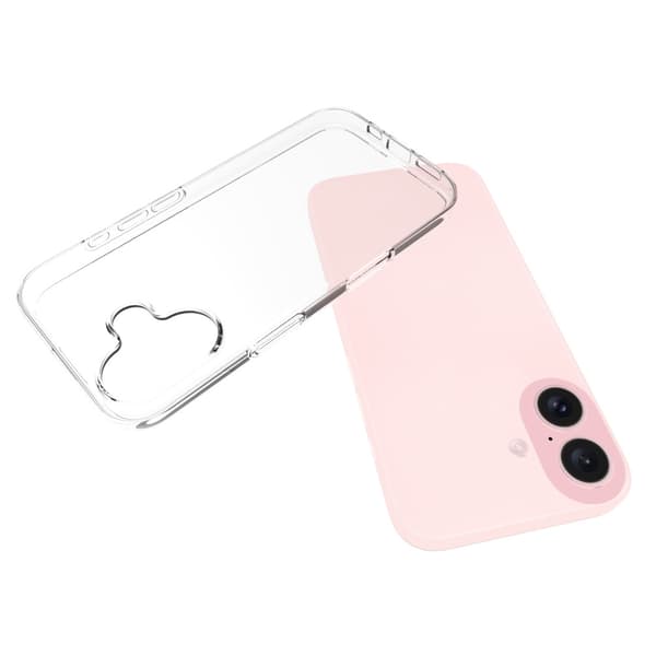 iPhone 16 Skal i Krispigt Klar Design - Tunt och Stötdämpande Silikonskal
