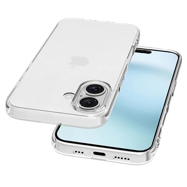 iPhone 16 Skal i Krispigt Klar Design - Tunt och Stötdämpande Silikonskal