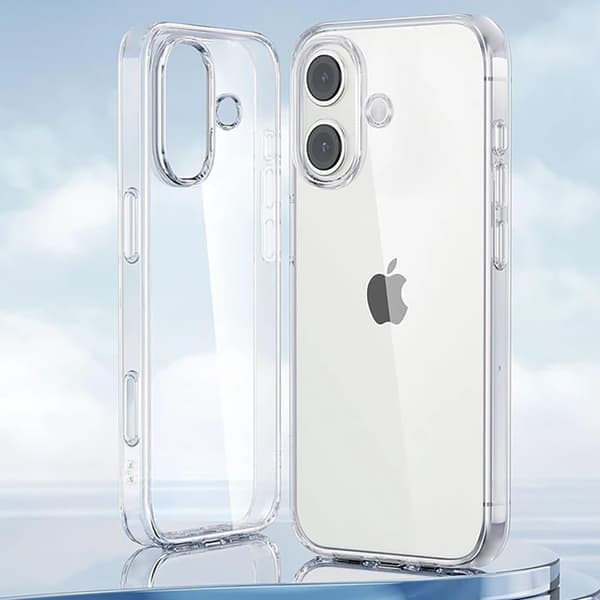 iPhone 16 Skal i Krispigt Klar Design - Tunt och Stötdämpande Silikonskal
