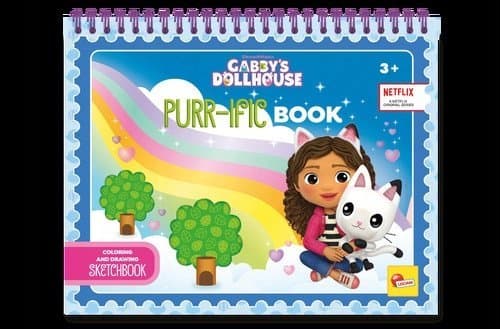 Lisciani Målarbok Purr-Ific Cat House Gabi 13041 LISCIANI p8, pris per 1 st