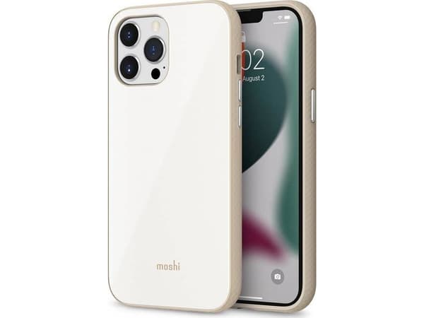 Moshi iGlaze, Etui, Apple, iPhone 13 Pro Max, 17 cm (6.7"), Hvit